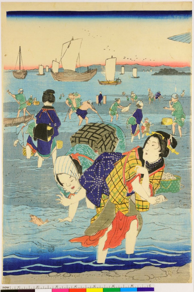 stampa, stampa composita di Utagawa Hiroshige I - ambito giapponese (sec. XIX)