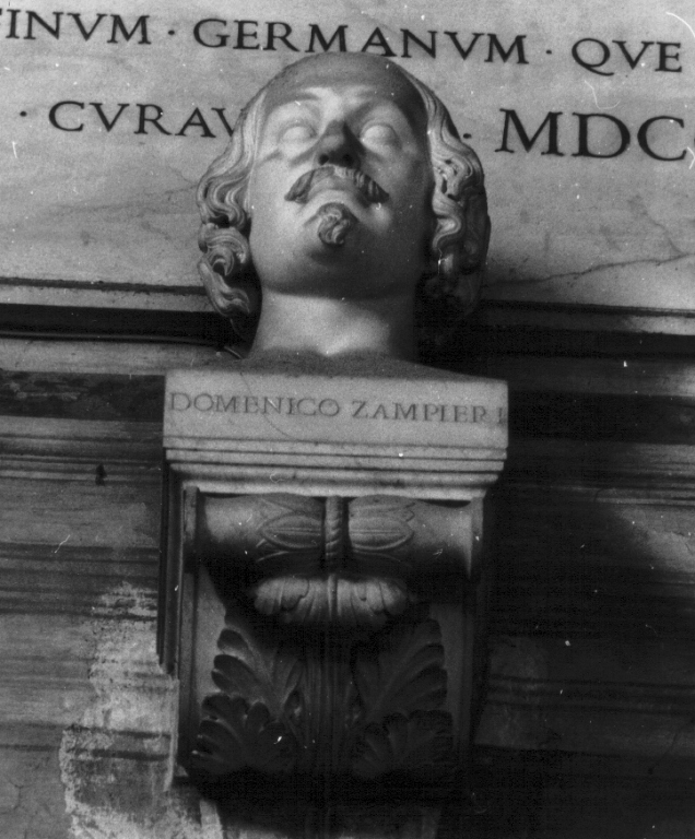 ritratto di Domenico Zampieri (scultura) di Benincampi Teresa (prima metà sec. XIX)
