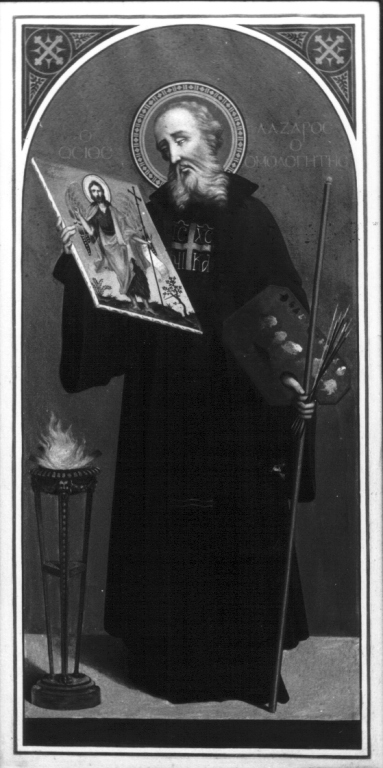 San Lazzaro confessore (dipinto) di Stassi Gregorio (inizio sec. XX)