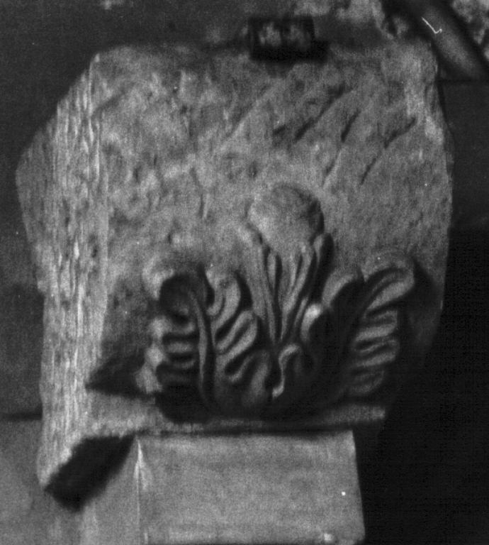mensola architettonica - ambito laziale (sec. XI)