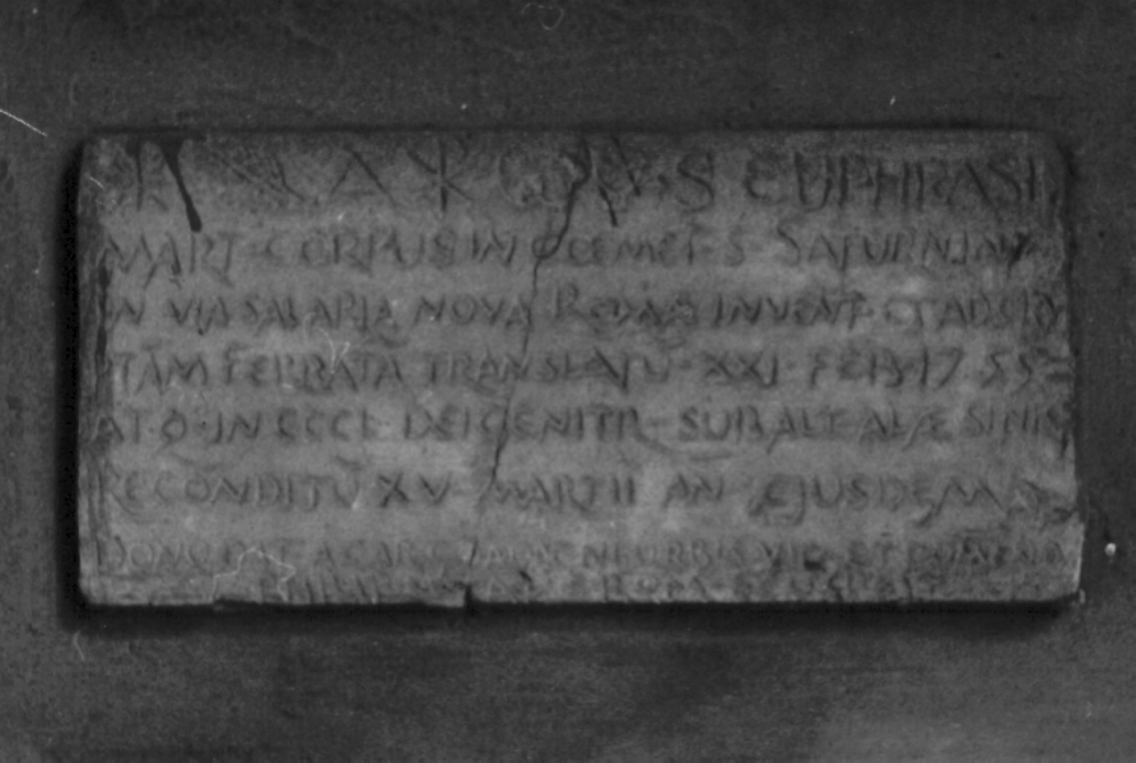 lapide commemorativa di Vitali Filippo (sec. XVIII)