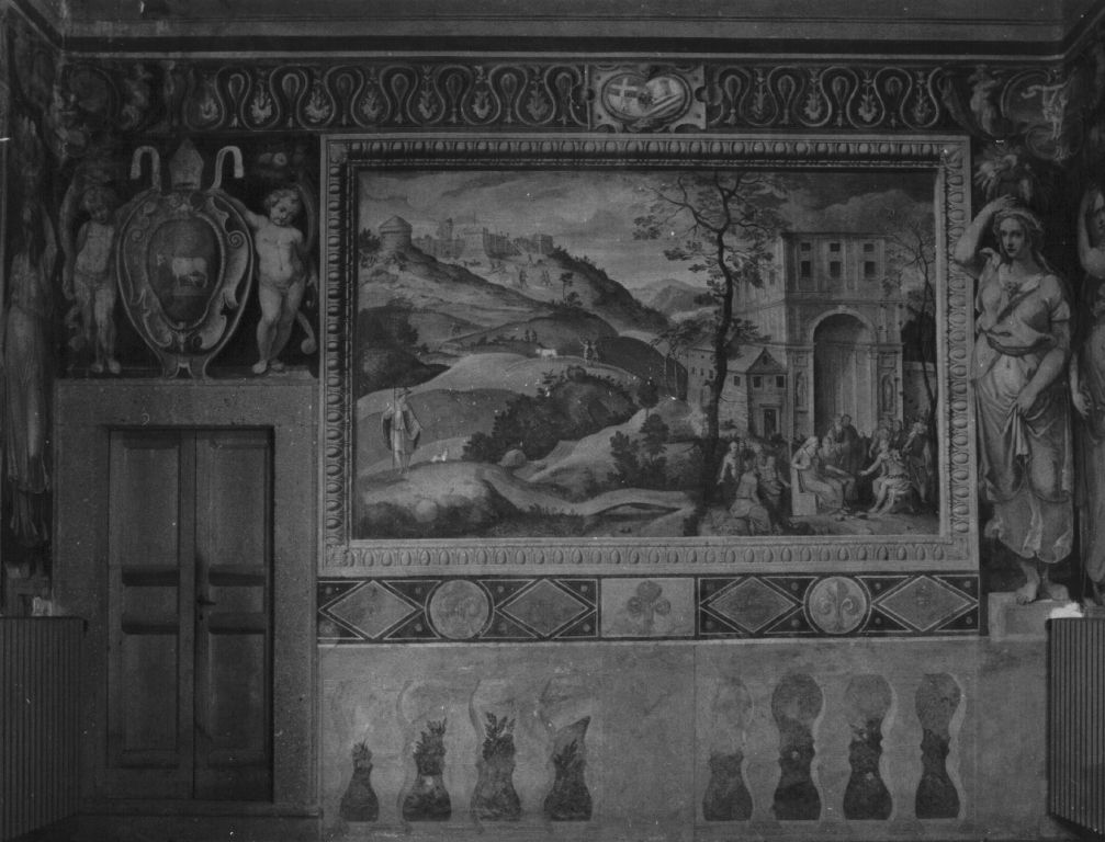 capitolazione di Tuscolo (dipinto) di Ligustri Tarquinio (attribuito) (primo quarto sec. XVII)