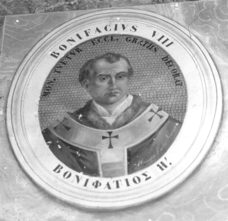 papa Bonifacio VIII (dipinto) - ambito romano (ultimo quarto sec. XIX)