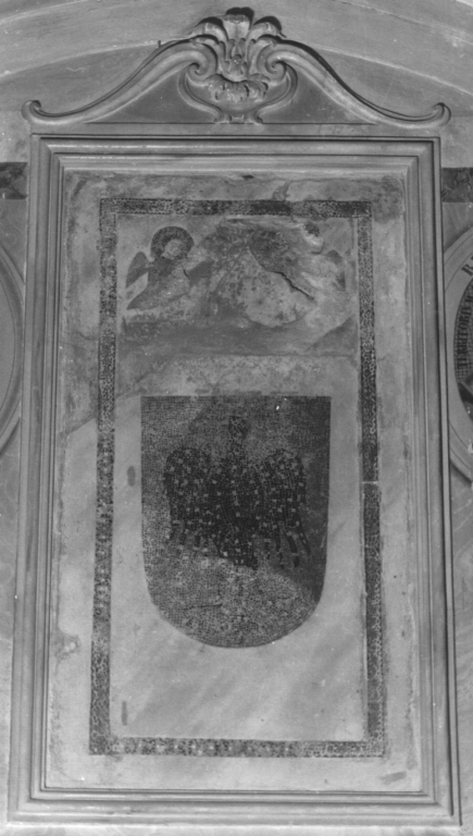 lapide tombale - ambito romano (metà sec. XII, sec. XVIII)