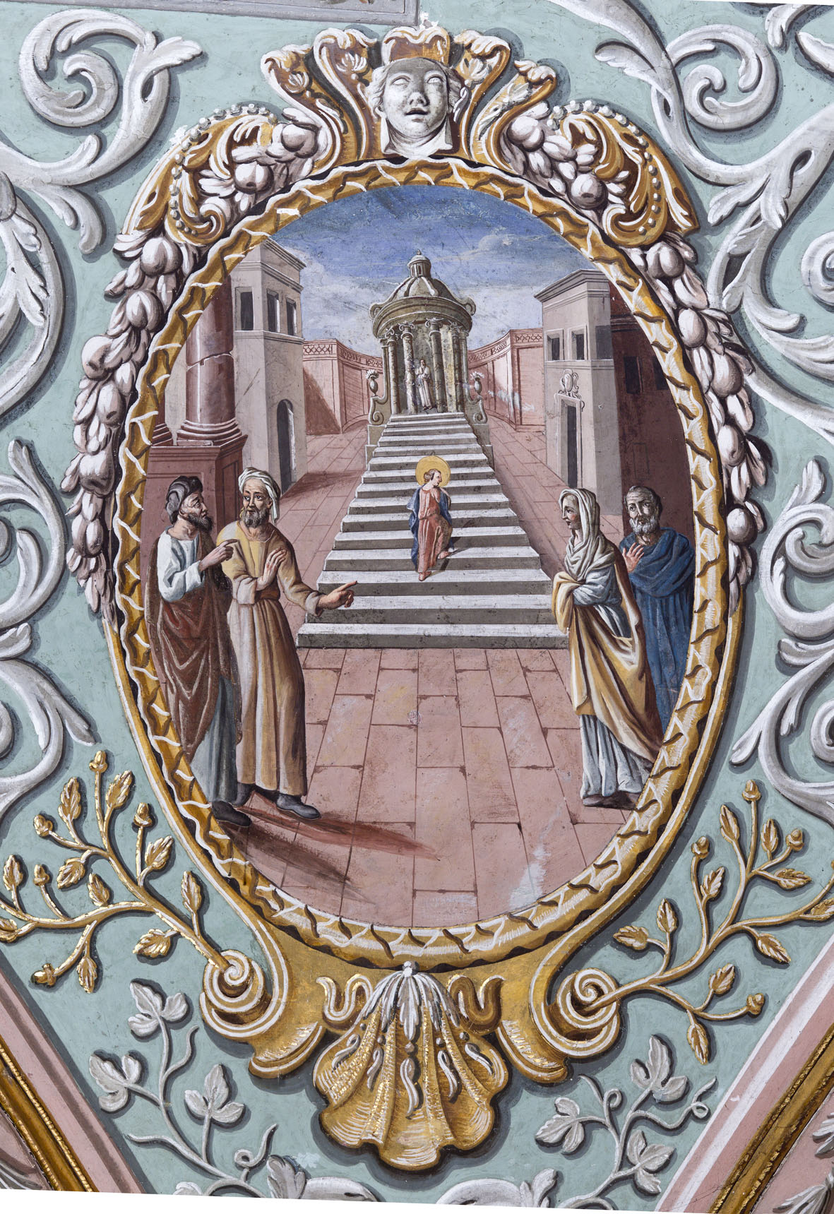 decorazione pittorica di Moteler Paolo (attribuito) (sec. XVIII)