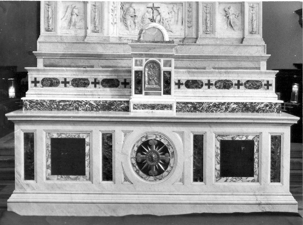 mensa d'altare - ambito romano (sec. XIX)