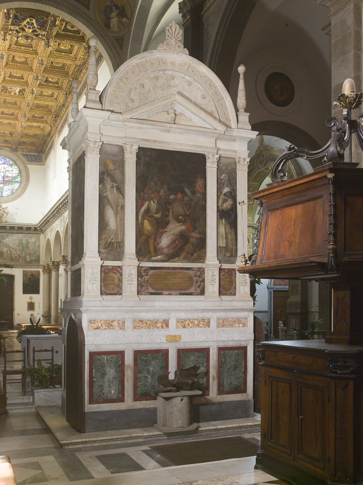 reliquiario architettonico - a tempietto di Bregno Andrea (sec. XV)