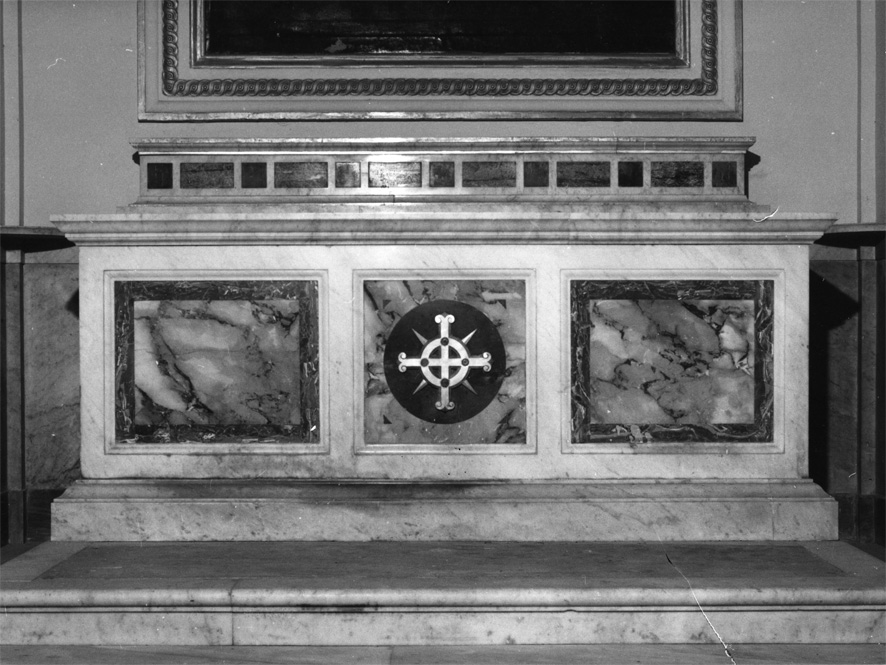 altare - a mensa - ambito viterbese (sec. XIX)