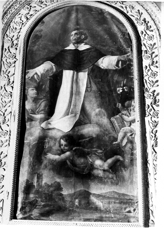San Domenico (pala d'altare) di Linardi Giovanni Battista, Linardi Lorenzo (sec. XVII)