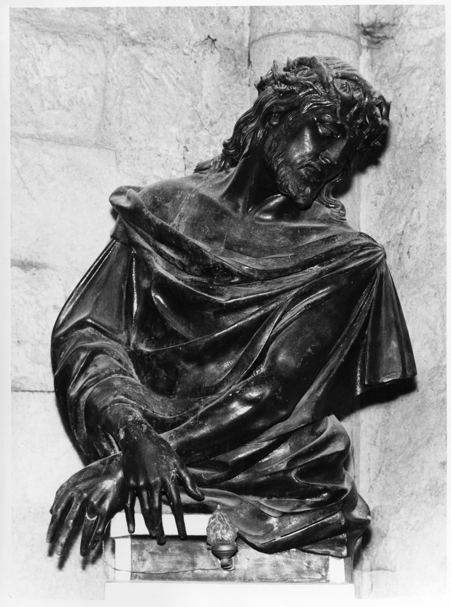 Cristo coronato di spine (scultura) - ambito viterbese (sec. XVII)
