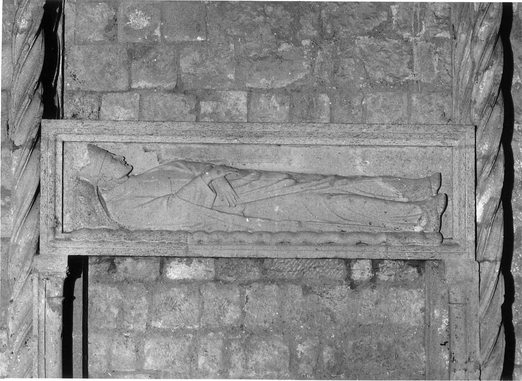 monumento funebre - ambito viterbese (seconda metà sec. XIV)
