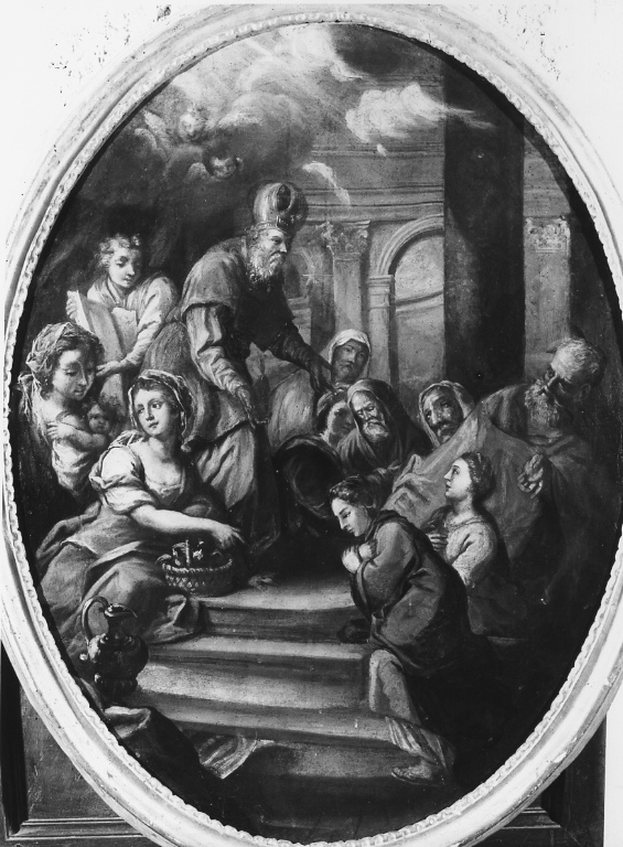 presentazione di Maria Vergine al tempio (dipinto) - ambito napoletano (seconda metà sec. XVIII)