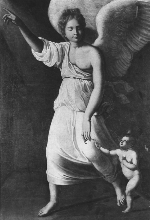angelo custode (dipinto) - ambito laziale (secondo quarto sec. XVII)