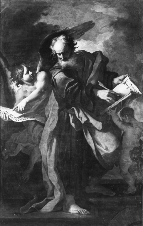 San Matteo e l'angelo (dipinto) - ambito laziale (sec. XVIII)