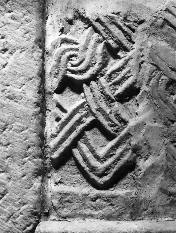 rilievo, frammento - ambito umbro-laziale (sec. IX)