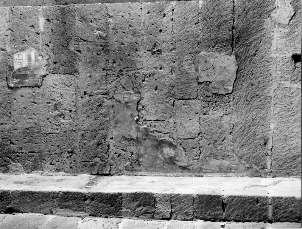 dipinto, frammento - ambito laziale (secc. XIII/ XIV)