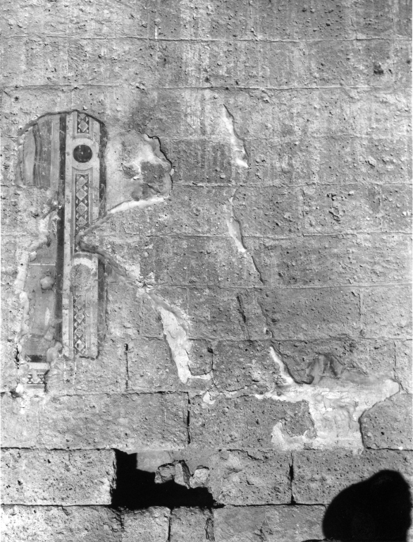 dipinto, frammento - ambito laziale (sec. XIV)