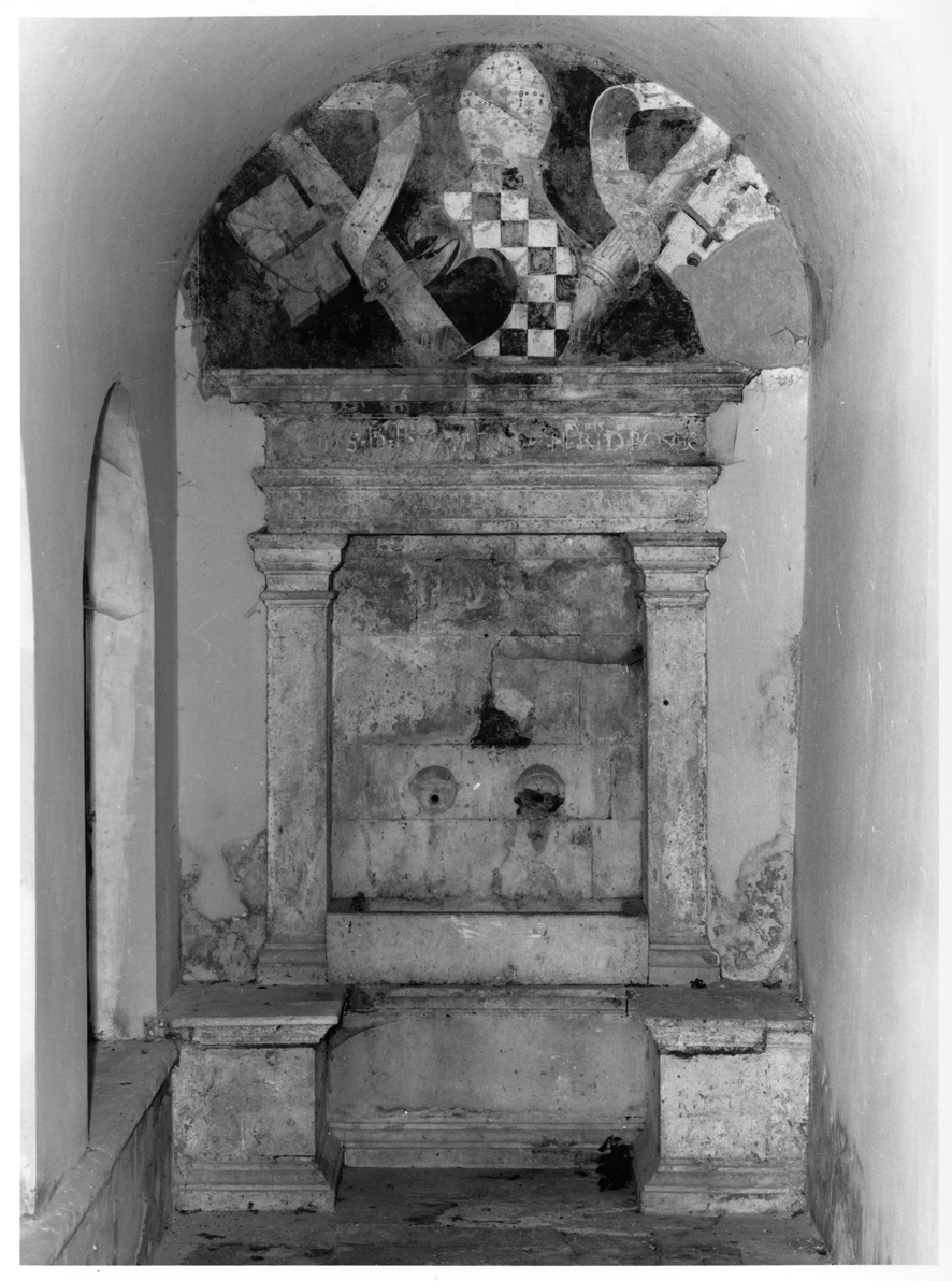 emblema papale (dipinto) - ambito laziale (sec. XVI)