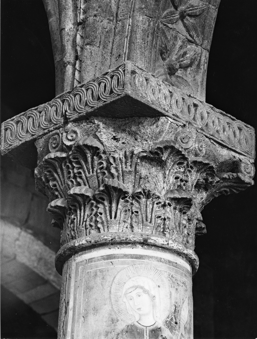 capitello di colonna - ambito lombardo (sec. XII)