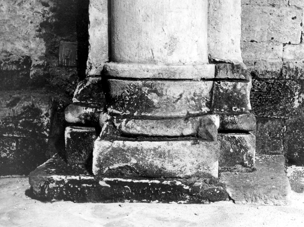 base di pilastro - ambito laziale (sec. XII)