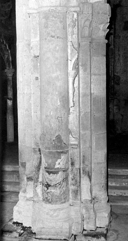 dipinto, frammento - ambito laziale (sec. XIII)