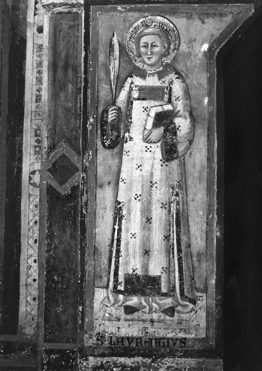 San Lorenzo (dipinto, complesso decorativo) - ambito senese (sec. XIV)