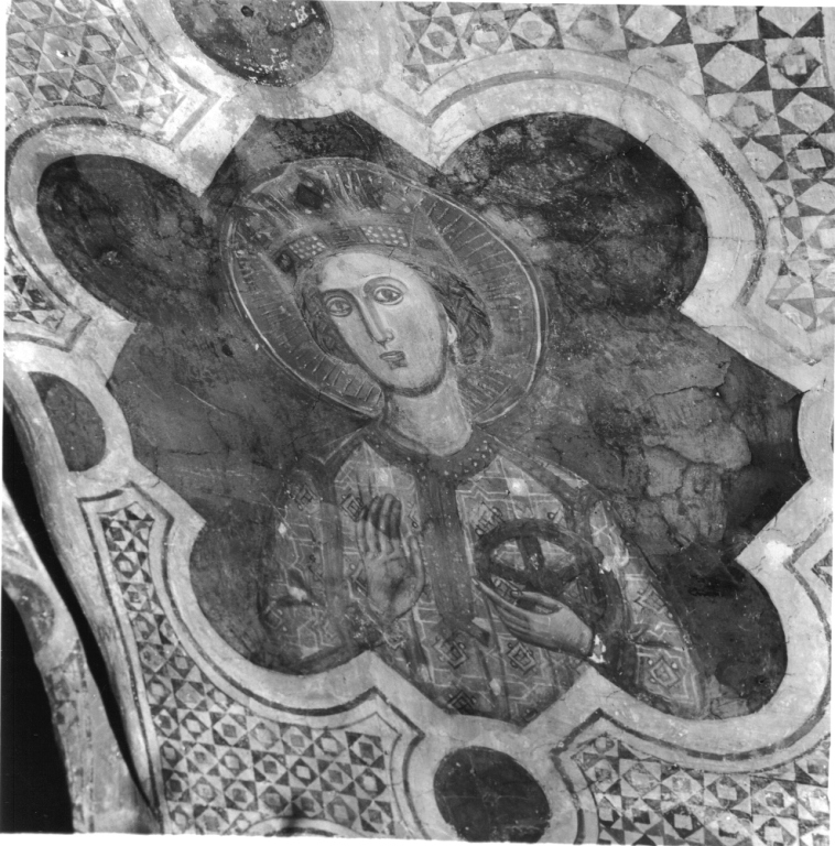 Santa Caterina d'Alessandria (dipinto, ciclo) di Consulus (cerchia) (fine/ inizio secc. XIII/ XIV)