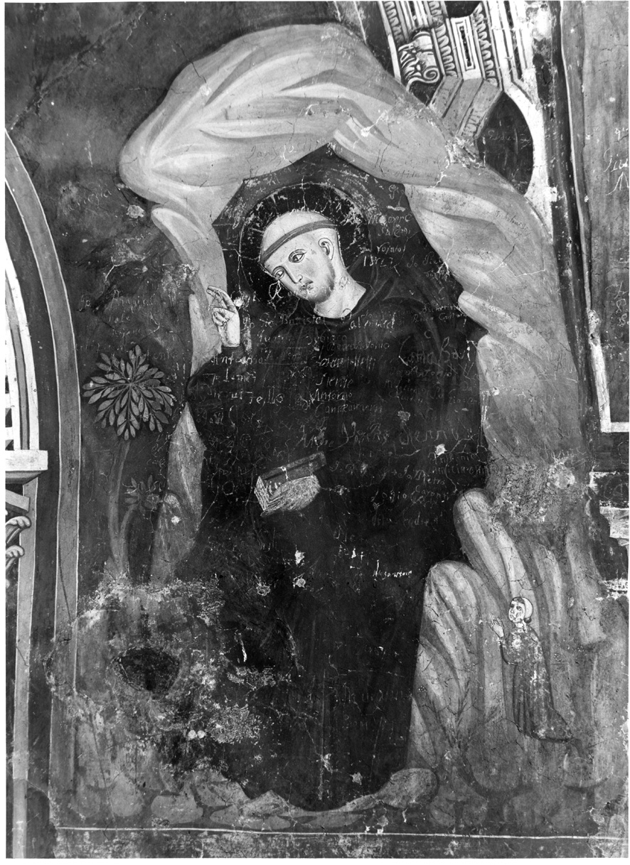 San Benedetto nella grotta (dipinto) di Maestro del Busto di Innocenzo III (seconda metà sec. XIII)