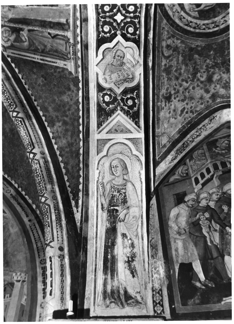 Sant'Anatolia (dipinto, complesso decorativo) di Maestro del Sacro Speco (prima metà sec. XIV)