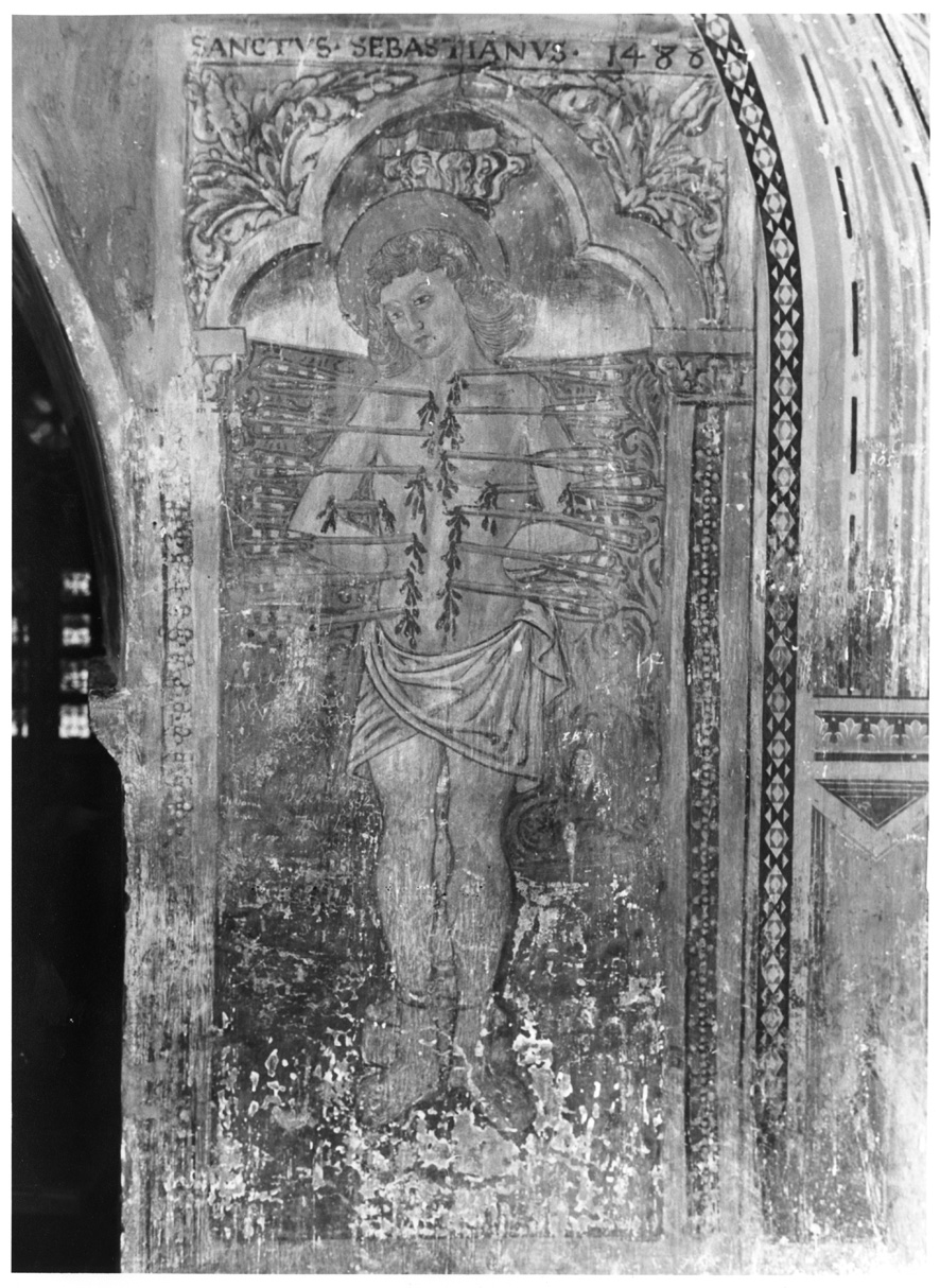 San Sebastiano (dipinto) di Stamatico Greco (sec. XV)