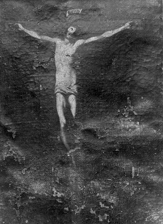 Cristo crocifisso (dipinto) - ambito Italia centrale (sec. XVII)