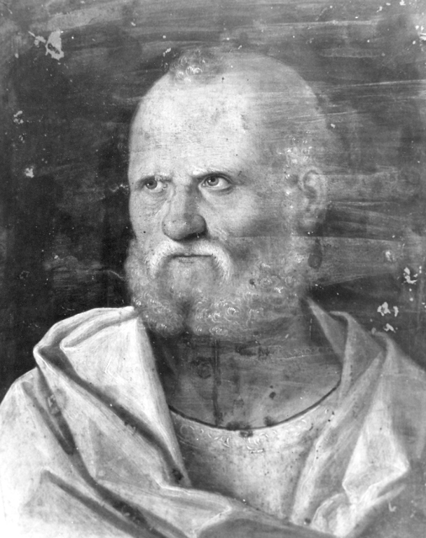 ritratto d'uomo barbuto (dipinto) - ambito veneto (sec. XVII)