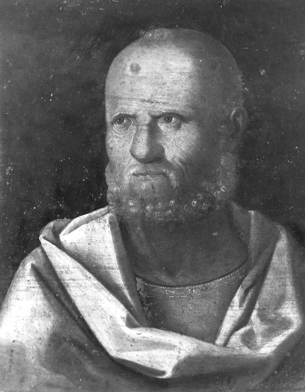 ritratto d'uomo barbuto (dipinto) - ambito veneto (sec. XVII)