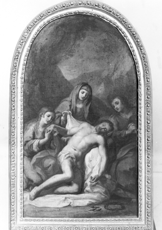 compianto sul Cristo morto (dipinto) - ambito romano (sec. XVII)