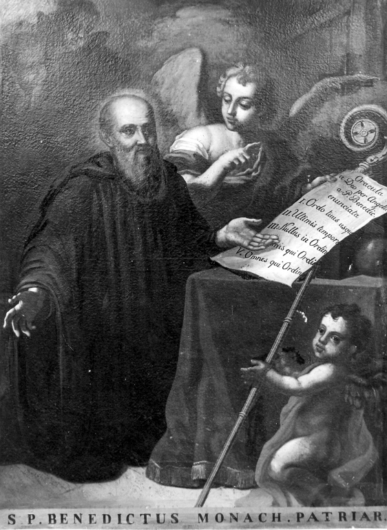 San Benedetto (dipinto) - ambito laziale (prima metà sec. XVIII)