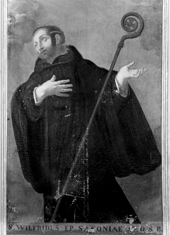 San Wilfrido della Gherardesca (dipinto) - ambito laziale (prima metà sec. XVIII)