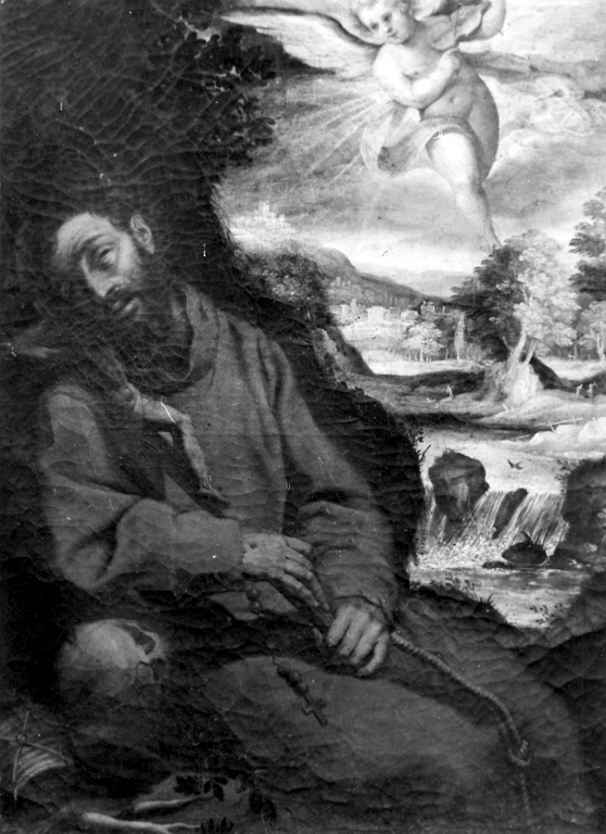 estasi di San Francesco d'Assisi (dipinto) - ambito romano (primo quarto sec. XVII)