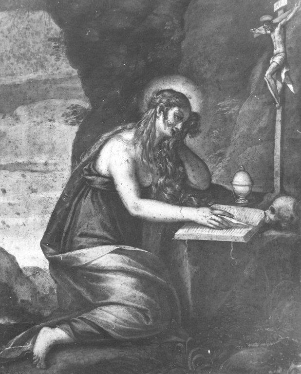 Santa Maria Maddalena penitente (dipinto) - ambito italiano (sec. XVII)