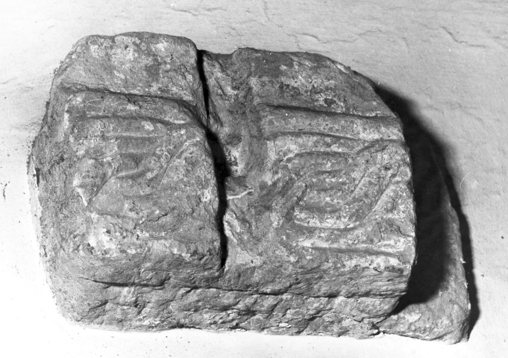 pluteo, frammento - ambito laziale (sec. IX)