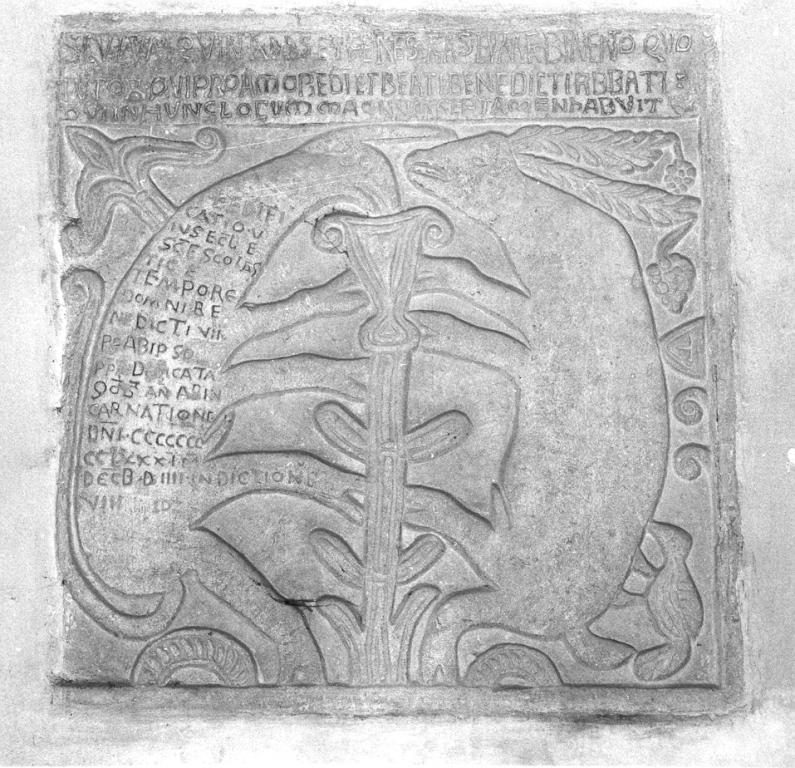 lastra - ambito laziale (sec. IX)