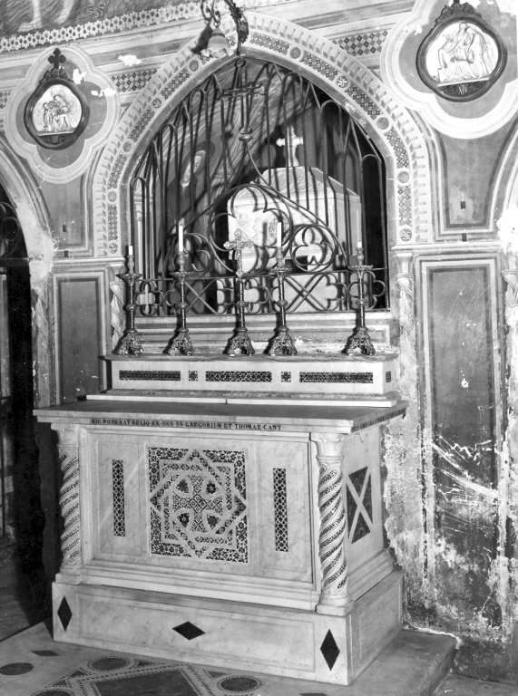 altare - ambito laziale (sec. XIX)