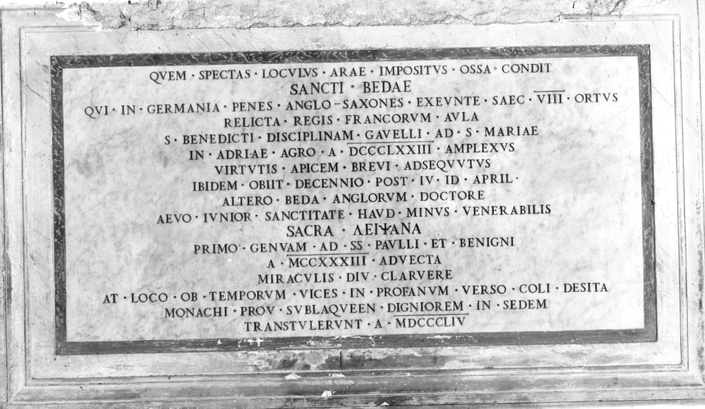 lapide - ambito laziale (sec. XIX)