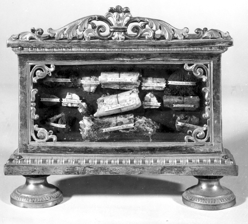 reliquiario - ambito romano (sec. XVIII)