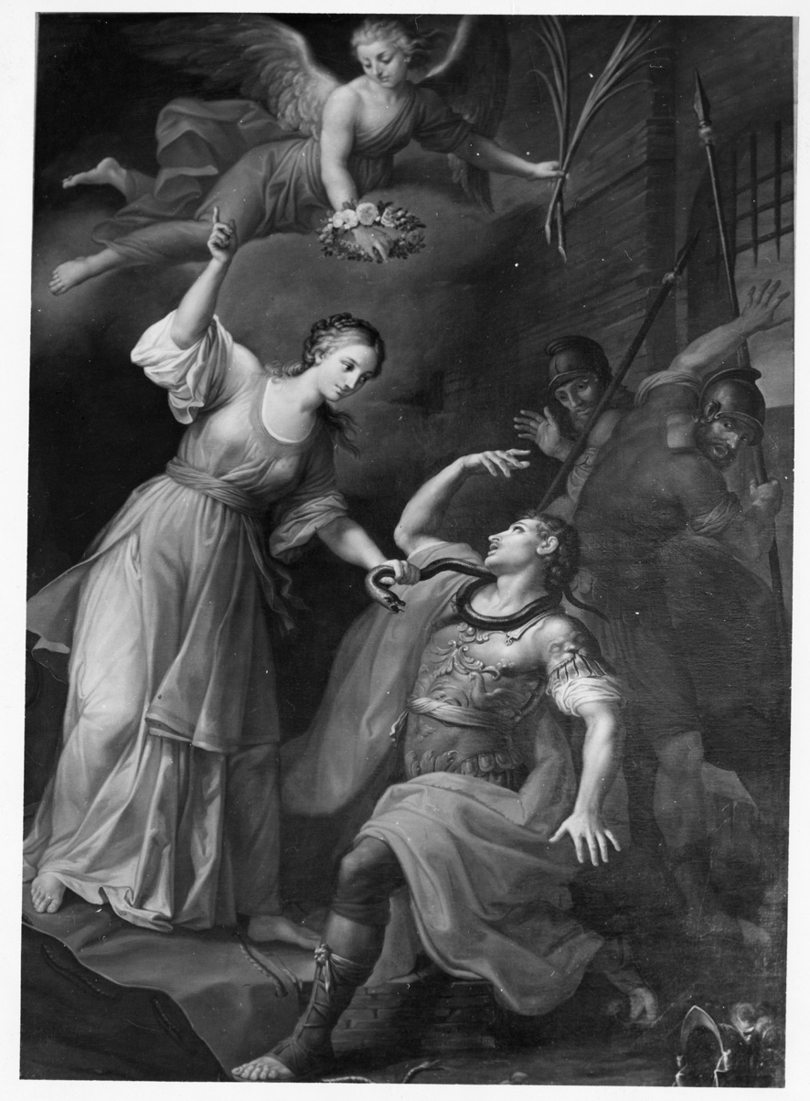 Sant'Anatolia e Sant'Audace martiri (pala d'altare) di Concioli Antonio (sec. XVIII)