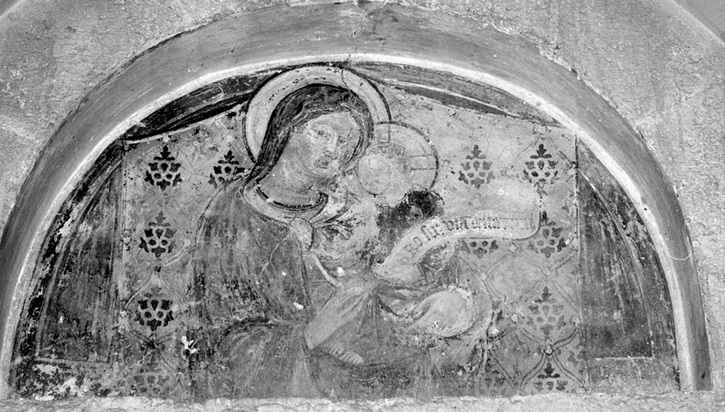 Madonna in trono con Bambino (dipinto) - ambito laziale (sec. XIV)