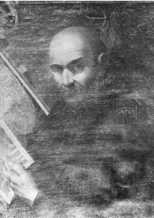 Ritratto di un vescovo benedettino (dipinto) - ambito romano (prima metà sec. XIX)