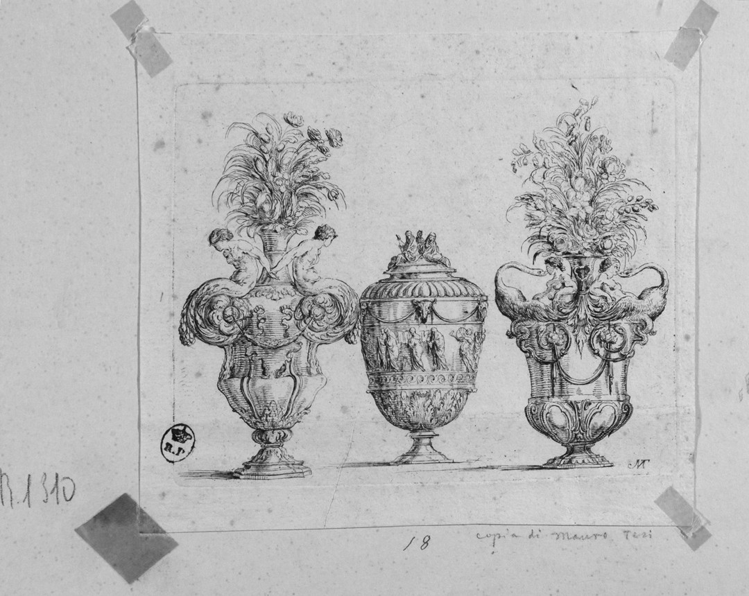 vasi (stampa) di Della Bella Stefano, Tesi Mauro (terzo quarto sec. XVIII)