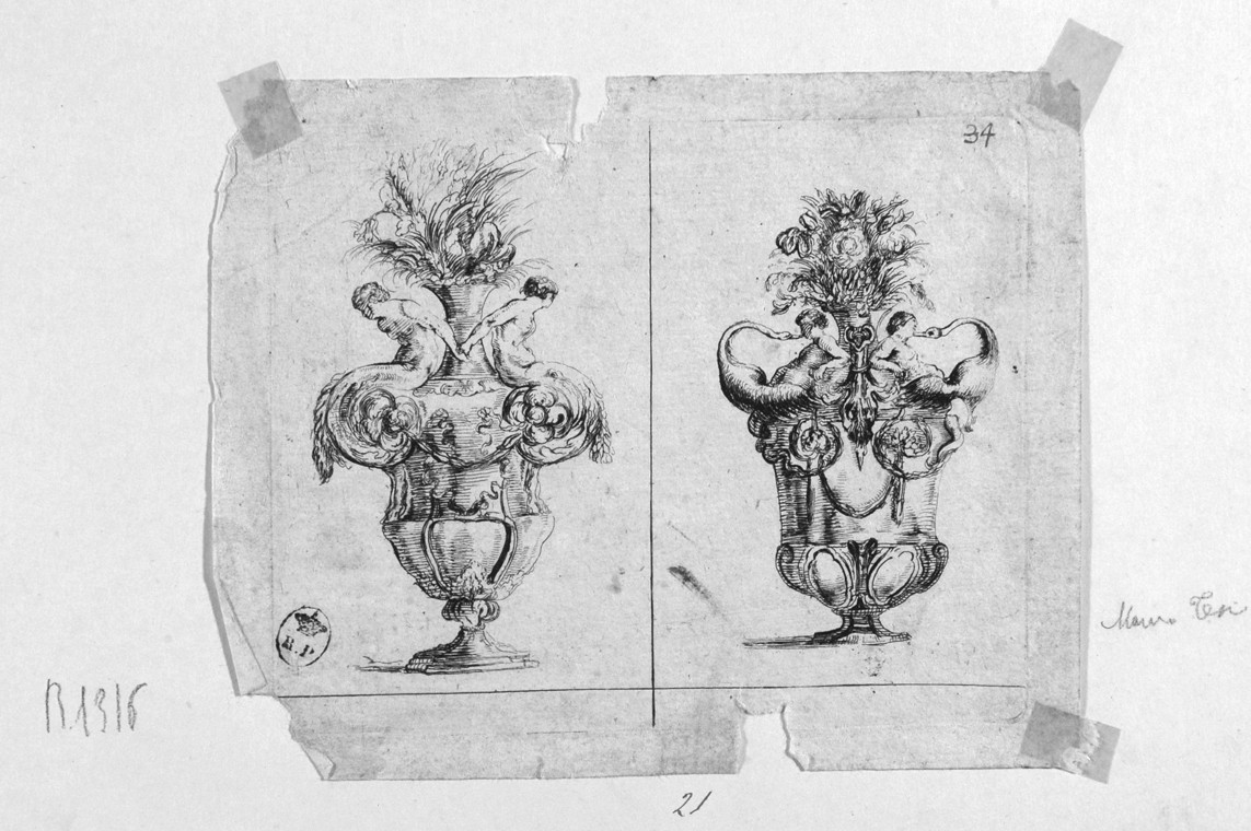 vasi (stampa) di Della Bella Stefano, Tesi Mauro (sec. XVIII)