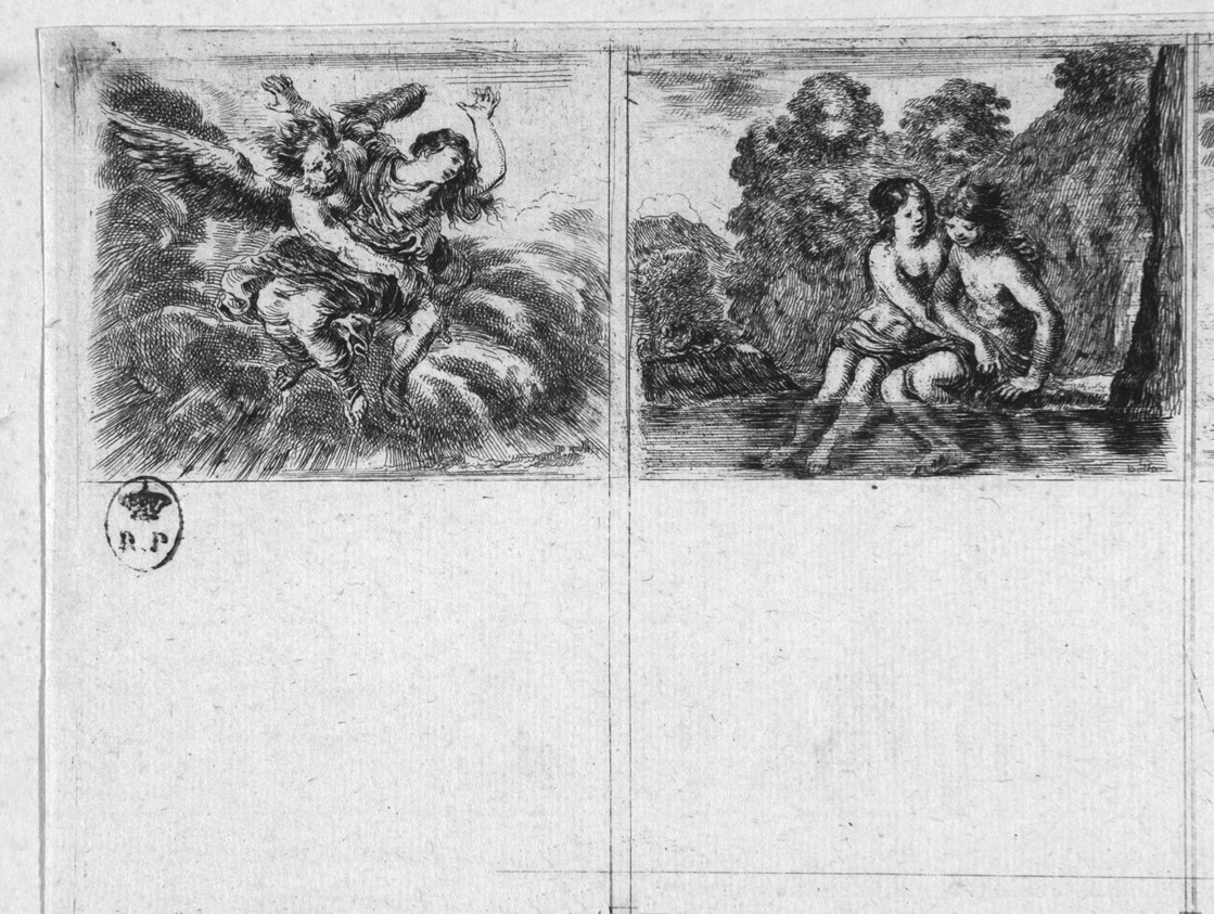 scene mitologiche (stampa, serie) di Della Bella Stefano (sec. XVII)