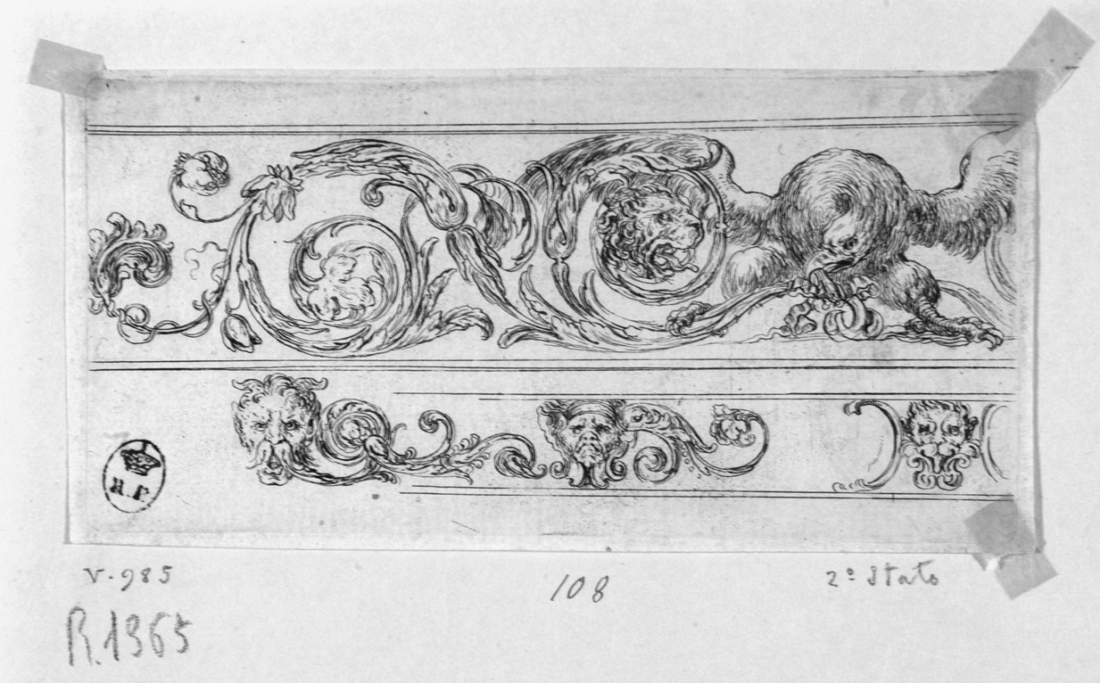 fregi (stampa, serie) di Della Bella Stefano (sec. XVII)